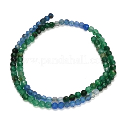 Colliers de perles de calcédoine naturelle à dégradé de couleurs&nbsp;GG-NH0004-A01-01B