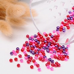 Mélange de perles de verre de valentine perles ensembles&nbsp;HY-X006-4mm-10