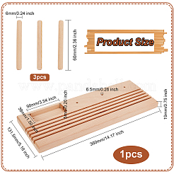 Quiltlinealhalter aus Holz&nbsp;TOOL-WH0136-72