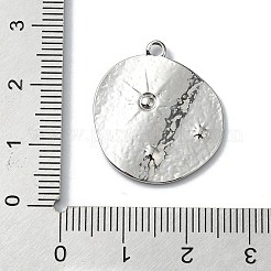304 Edelstahl Anhänger Strass Fassungen&nbsp;STAS-L022-443P