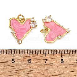 Pendentifs en zircone cubique clair en laiton&nbsp;CU-T001-08G-A
