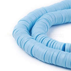 Perle piatte tonde polimero a mano di argilla&nbsp;LS-CLAY-R067-8.0mm-36