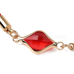 12 pz 12 colori braccialetti in poliestere&nbsp;BJEW-P340-13G-G