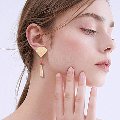 Messing-Anhänger&nbsp;KK-BC0006-02G-NF
