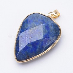 Facettierte natürliche Lapislazuli Anhänger&nbsp;X-G-F340-02A
