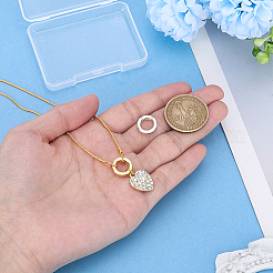 2 pz 2 colori 925 anelli a molla in argento sterling con 925 timbri&nbsp;STER-PH0004-27B