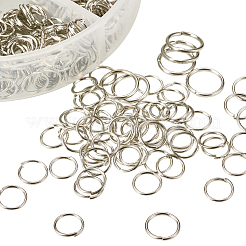 Eisen Sprung Ringe Schmuck Grundlagen Metall Zubehör gemischte Größe&nbsp;IFIN-PH0001-06P-NF