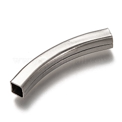 Anlaufgeschützte 304 Edelstahl-Rohrperlen&nbsp;STAS-Z025-05P