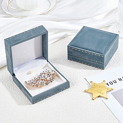 Cajas de embalaje para broches de terciopelo&nbsp;CON-WH0086-233A