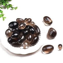 Natürlicher Rauchquarz ovaler Palmenstein Reiki poliert Heilung Taschen Sorgenstein&nbsp;PW-WGB8A83-01