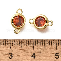 Zirkonia-Anhänger aus Messing&nbsp;KK-Q043-24G-02