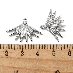 Messing micro pave klare zirkonia anhänger&nbsp;KK-H460-15P