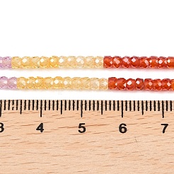 Zirkonia Perlen Stränge&nbsp;ZIRC-P125-2x3mm-02
