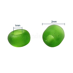3500 Stück 7 Farben 12/0 runde Saatperlen aus Glas&nbsp;SEED-YW0001-21