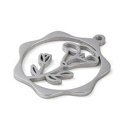 Pendentifs en acier inoxydable 304 anti-ternissement&nbsp;LS-STAS-P338-01F-P