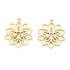 Pendentifs en acier inoxydable avec placage ionique (IP) 201&nbsp;STAS-N098-050LG