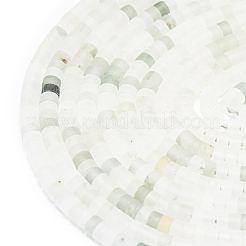 Stränge natürlicher Tianshan-Cui-Quarzitperlen&nbsp;G-P575-B15-4x2mm