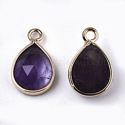 Natürlichen Amethyst Charme&nbsp;G-N326-50B
