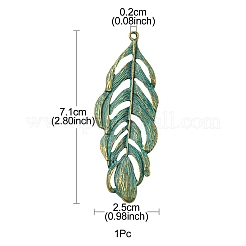 Pendentifs en alliage de style tibétain&nbsp;PALLOY-YW0001-34