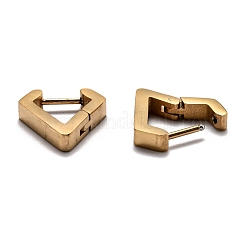 Boucles d'oreilles créoles en acier inoxydable 304&nbsp;STAS-H156-17A-G