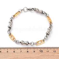 201 byzantinische Kettenarmbänder aus Edelstahl&nbsp;BJEW-B078-170GP