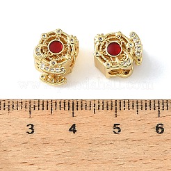 Perle europee in zircone chiaro con micro pavè di zirconi chiari&nbsp;CU-CBA9CBD-05G
