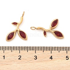 Ciondoli in strass in acciaio inossidabile 304&nbsp;STAS-Q340-02G-02