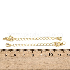 Messing-Mikropavé-Zirkonia-Enden mit Kette&nbsp;KK-H480-59G