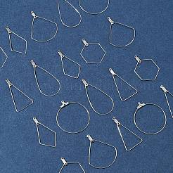 24 Stück 6 Stile 304 Edelstahlanhänger&nbsp;STAS-FS0001-55
