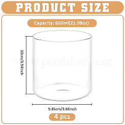 Ornements de vase en verre de colonne&nbsp;AJEW-WH0696-770A