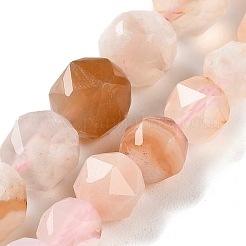 Natürliche rosa Aventurin Perlen Stränge&nbsp;G-NH0021-A14-02