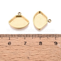 Cabochon-Anhängerkomponente aus Edelstahl 304&nbsp;STAS-Q113-29G
