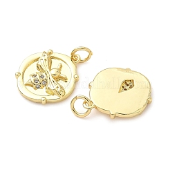 Pendentifs en laiton zircon cubique transparent&nbsp;KK-Z120-60A-G
