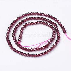 Chapelets de perles de grenat naturel&nbsp;X-G-D167-A-3mm