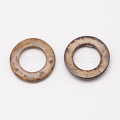 Holz Schmuckzubehör Kokosnuss Verknüpfung Ringe&nbsp;X-COCO-O006C-12