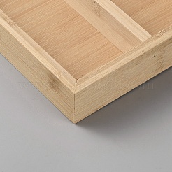 5 Gitter Holz Brillen Organizer Display Tabletts&nbsp;AJEW-WH0696-097C