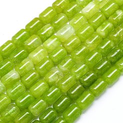 Natürliche Malaysia Jade Perlen Stränge&nbsp;G-B165-EM-8x12mm