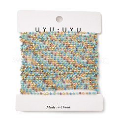 Chaînes de perles de colonne de verre&nbsp;CHC-F017-02