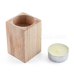 Naturholz Kerzenhalter&nbsp;AJEW-T002-01