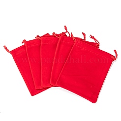 Pochettes rectangle en velours&nbsp;TP-R002-10x12-04