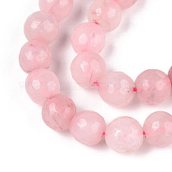 Chapelets de perles en jade blanc naturel teinté&nbsp;LS-G-T139-8mm-60-12