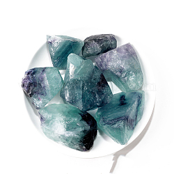Raw Natural Fluorite Beads, for Aroma Diffuser, Wire Wrapping, Wicca & Reiki Crystal Healing, Display Decorations, 10~20mm, about 100g/bag