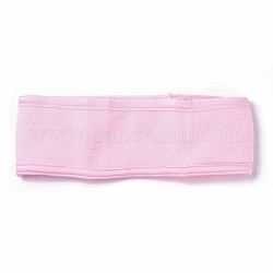 Bandeau de spa facial, maquillage bandeau, bandeau de maquillage lavable extensible, pour douche de sport yoga, rose, 60 cm