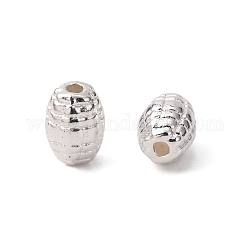Perline in lega stile tibetano,  piombo & cadmio & nichel libero, colore argento, ovale, 7x5mm, Foro: 1 mm