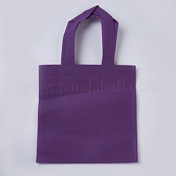 Bolsas reutilizables ecológicas, bolsas de compras de tela no tejida, añil, 33x19.7 cm