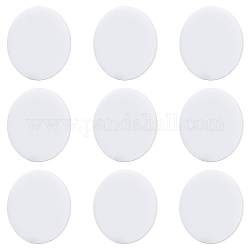 Tablero de acrílico benecreat, plano y redondo, blanco, 50x3mm