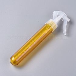 Flacon pulvérisateur portable en plastique pour animaux de compagnie 35 ml, pompe à brouillard rechargeable, atomiseur de parfum, verge d'or, 21.6x2.8 cm, capacité: 35 ml (1.18 oz liq.)