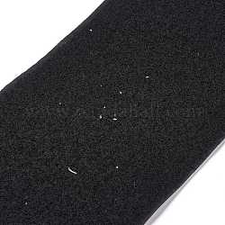 (vendita al dettaglio difettosa: polvere superficiale)nastri magici in nylon, adesivo gancio e anello nastri, nero, 1490x113x2mm