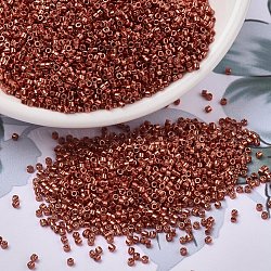 MIYUKI Delica Beads, Cylinder, Japanese Seed Beads, 11/0, (DB1838) Duracoat Galvanized Berry, 1.3x1.6mm, Hole: 0.8mm, about 10000pcs/bag, 50g/bag