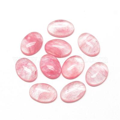 Wassermelonen Stein Glas Cabochons&nbsp;G-R415-13x18-40-1